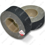 Русафети® AN8060 абразивная противоскользящая полоса 80 Grit (Мелкое зерно). Размер: 25мм х 200мм. Цвет: жёлто-чёрный. (10шт./уп.)