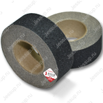 Русафети® AN8000 абразивная противоскользящая полоса 80 Grit (Мелкое зерно). Размер: 25мм х 200мм. Цвет: чёрный. (10шт./уп.)